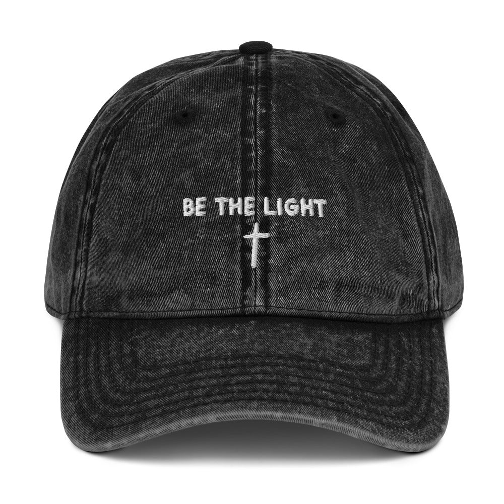 Be The Light Vintage Cap